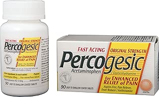 Percogesic Original Pain Relief | Aspirin Free Fast Acting Relief | 90 Coated Caplets - coolthings.us