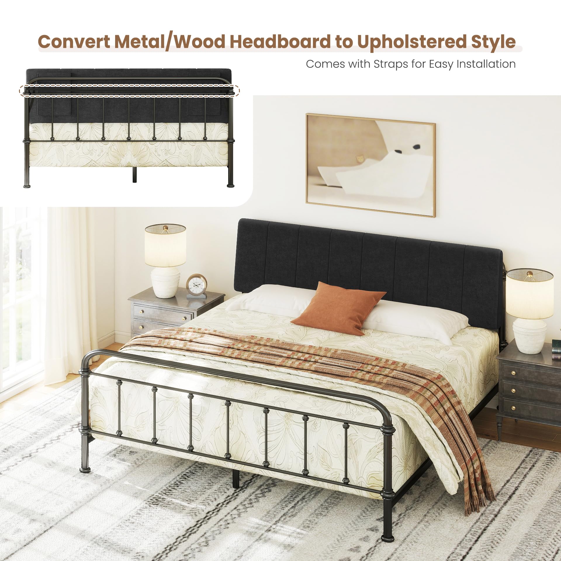 The 5 Best King Headboards Worth Buying in 2026 2 King Size Headboard Only-No Assembly, Upholstered Headboard King Size Linen Fabr - product photo