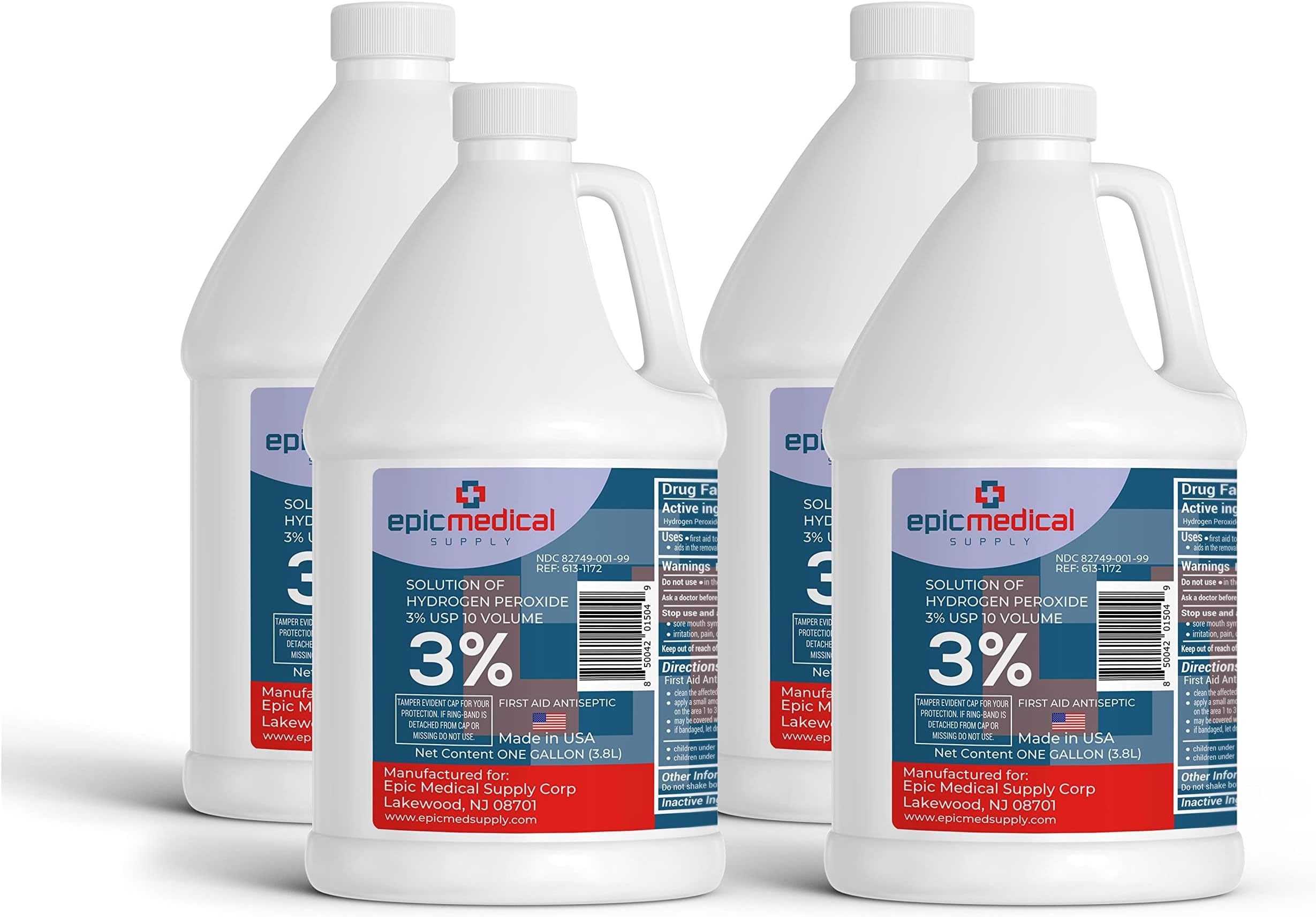 Allied Science 12 Food Grade Hydrogen Peroxide, 4X