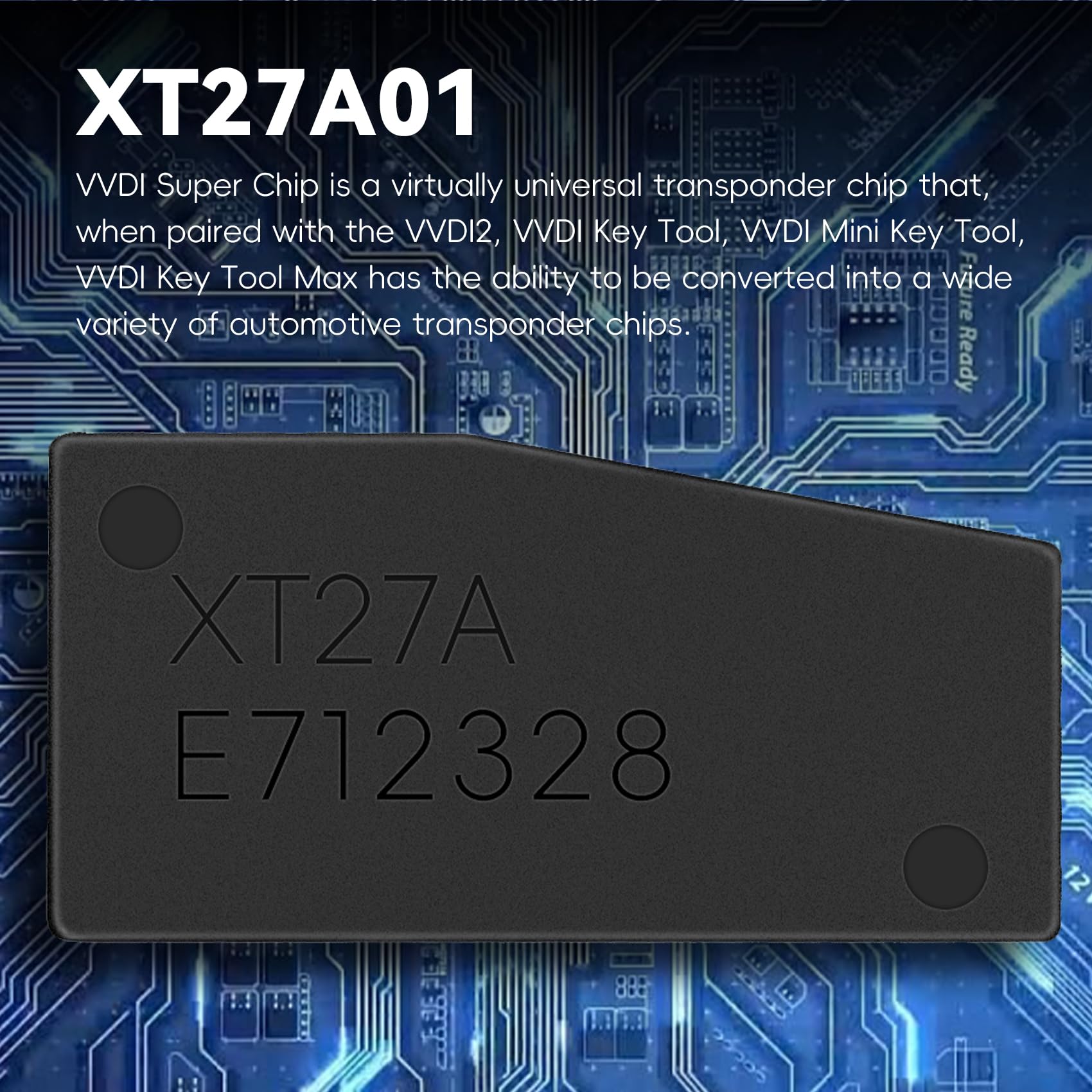 VVVDI Super Chip XT27A01 XT27A66 Transponder per ID46 / 40/43 / 4D / 8C / 8A / T3 / 47 per VDI2 VVDI Mini Chiave Strumento