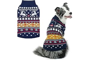 PUPTECK Christmas Dog Sweaters: Snuggle Up Your Furry Friend!