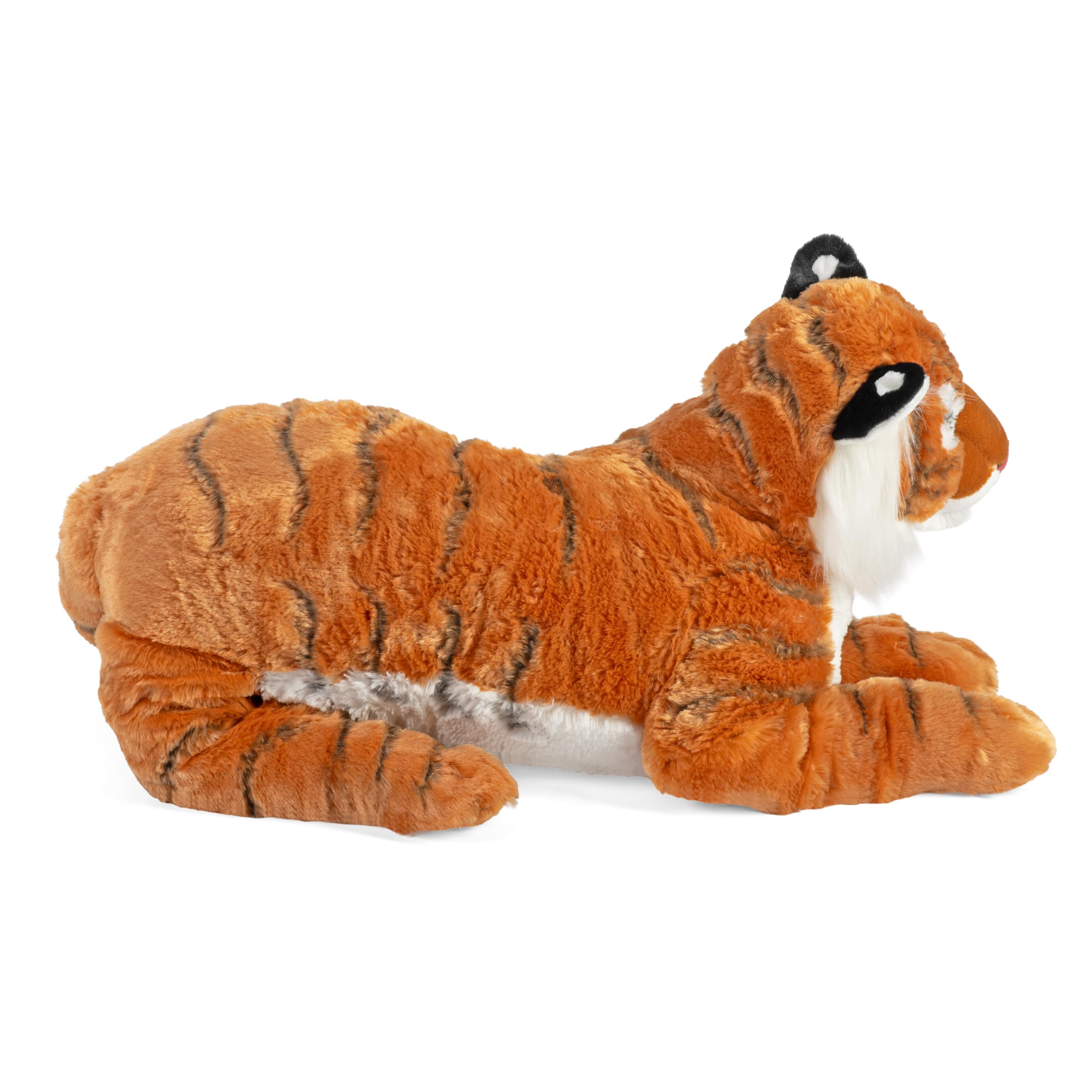 Wild Republic Cuddlekins Jumbo Tigre, Peluche di Animali, 76 cm, Peluche per Neonati, Peluche per Regalo di Compleanno Imbottitura Realizzata Partendo da Bottiglie Riciclate