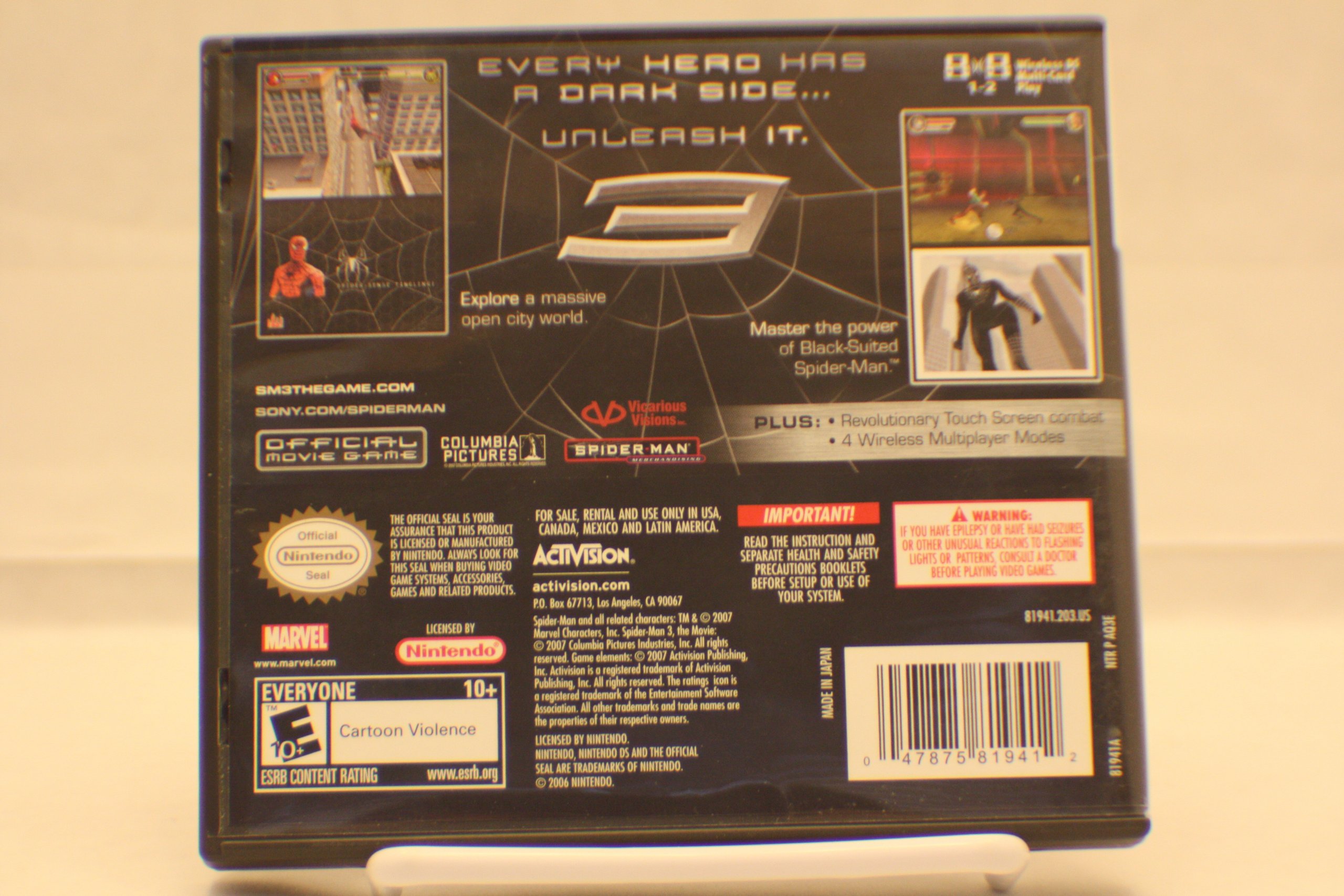 Amazon.com: Spider-Man 3 - Nintendo DS : Video Games