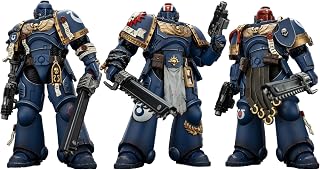 JOYTOY Warhammer 40k Space Marine 2,1/18 Action Figure Ultramarines Titus,Gadriel,Chairon-Collectors Edition 5-inch Collectible Gifts,Toys for Kids 15+ and Adults