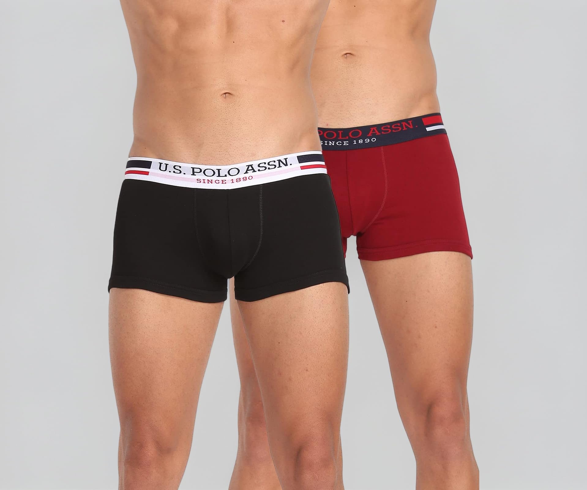 Mens I641 Anti Microbial Essential Boxer Underwear Brief -Pack of 2