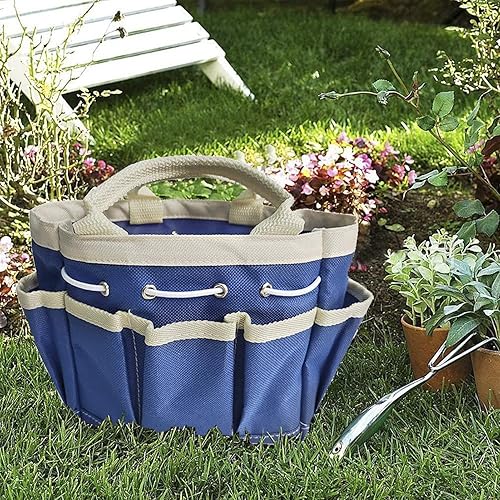 Miniatura 6 de TOPINCN Bolsa de almacenamiento de herramientas de jardín de 5.9 x 5.9 x 4.1 in, tela Oxford, regalos de jardinería, bolsa de mano de jardín para