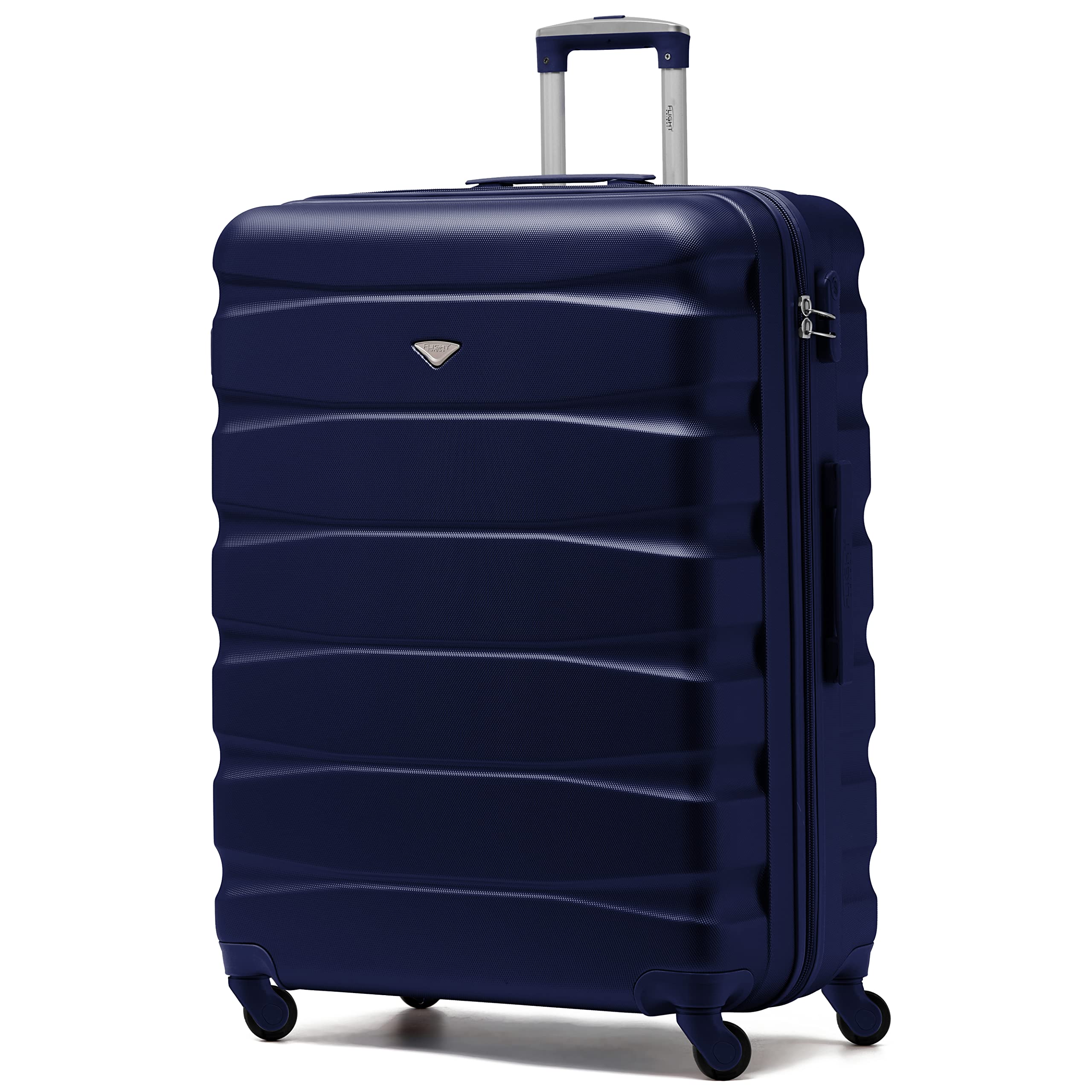 Flight Knight Lightweight 4 Wheel ABS Hard Case Medium Suitcase Approved for Over 100 Airlines Including easyJet, British Airways, Ryanair, Jet2, Emirates & Many More - Check-in Medium Size 25" — view 71
