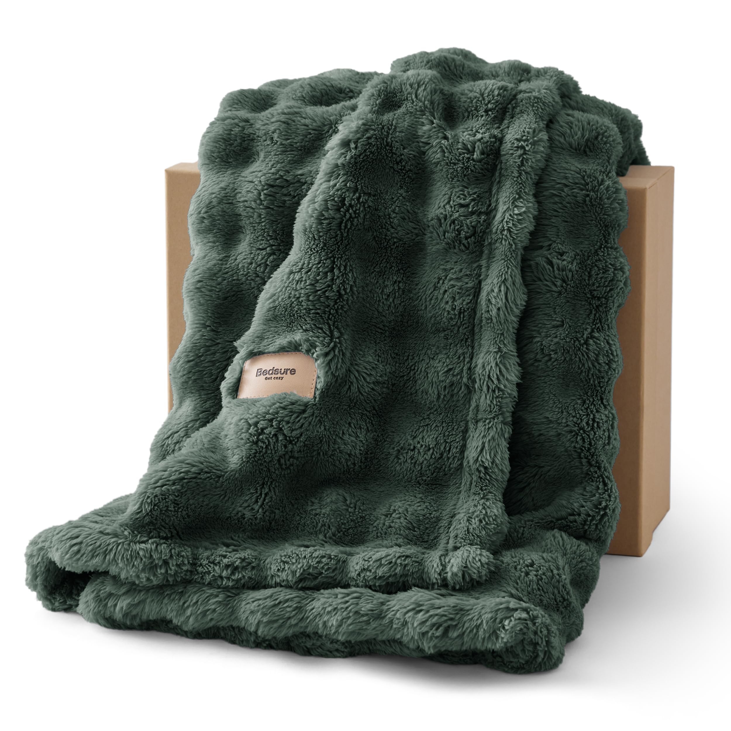 BEDSURE Bubble Decke - Kuscheldecke Flauschig, Sofadecke, Wolldecke & Fleecedecke