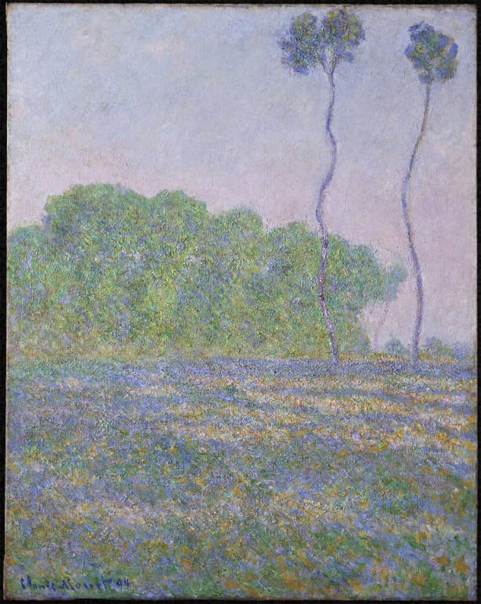 POSTERIIk Vintage Print Pop Art Landscape Artwork Meadow At Givernyn by Claude Monet Art Prints for Office Home Decor 60x90cm
