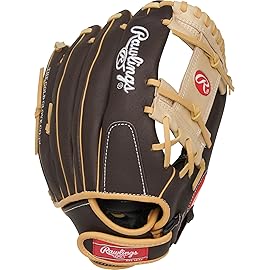 Rawlings | Sure Catch Youth Baseball Glove | Size 11.5 | Mocha/Camel | Right Hand Throw