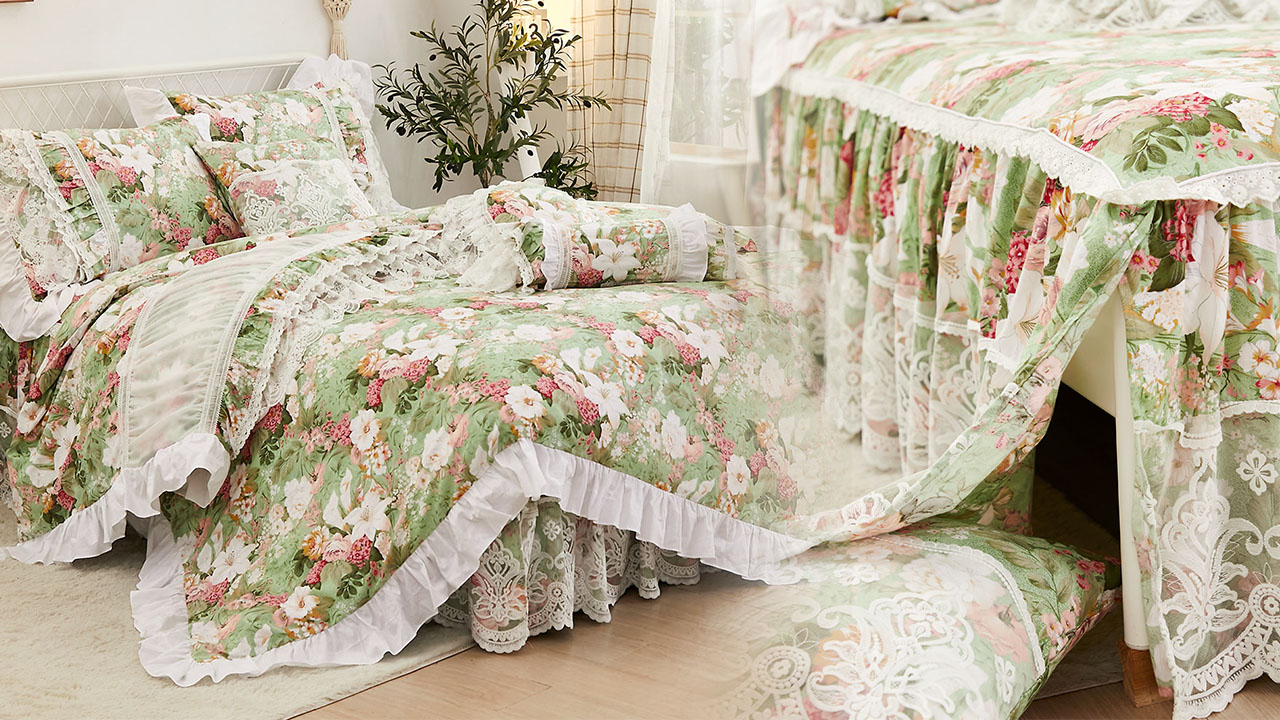 Amazon.com: FADFAY French Country Bedding Set Twin Cotton