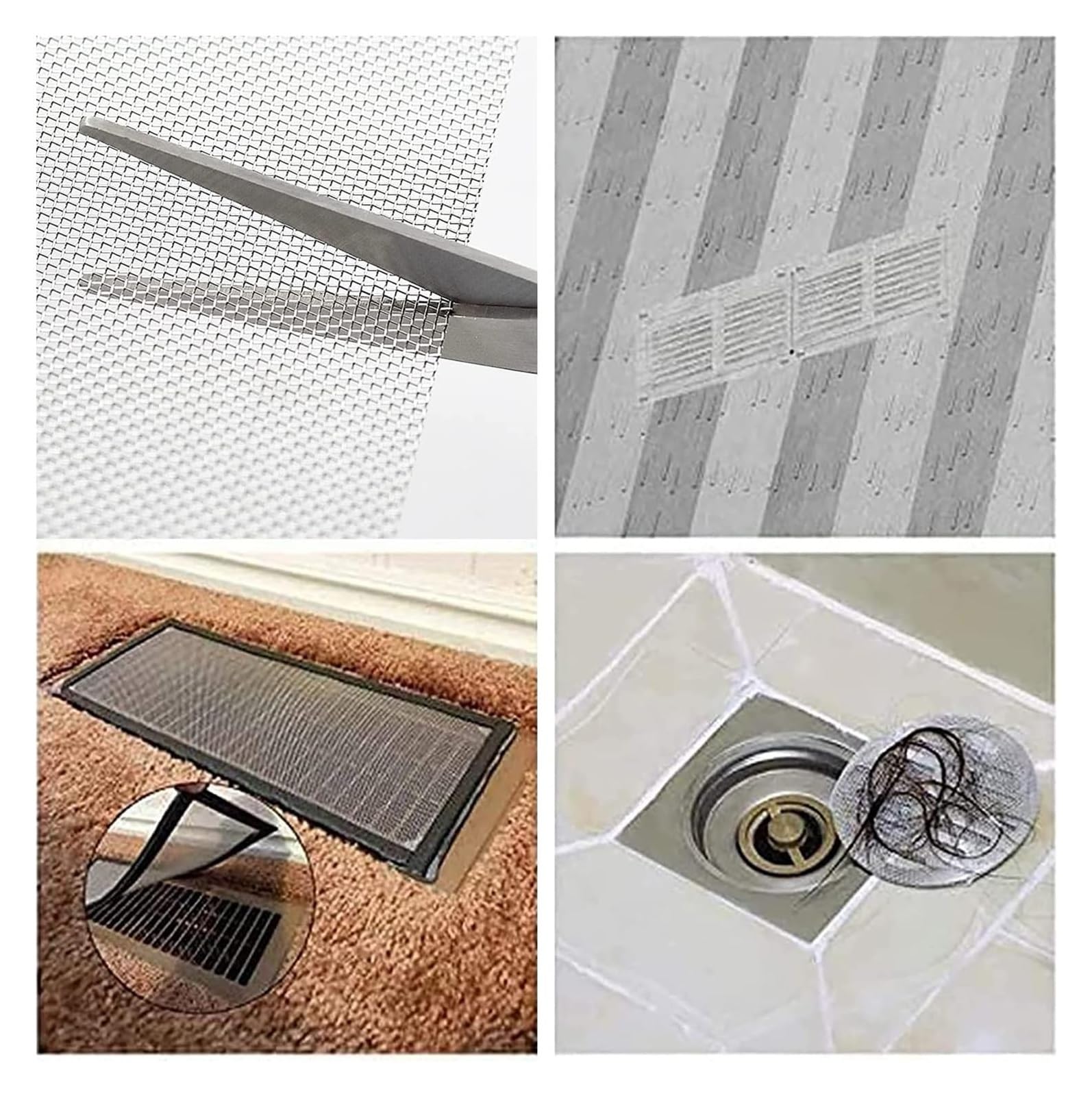 Edelstahl-Mesh-Rolle, fein gewebter Draht, 34 Maschen für Luftziegelbelüftung, 0,9 x 300 cm, langlebiges Material für Heimwerker- und Bastelprojekte