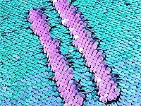 Vista 36 de Tela sensorial de lentejuelas para pared para niños, lentejuelas grandes de 0.2 pulgadas, materiales sensoriales para juegos inquietos para niños