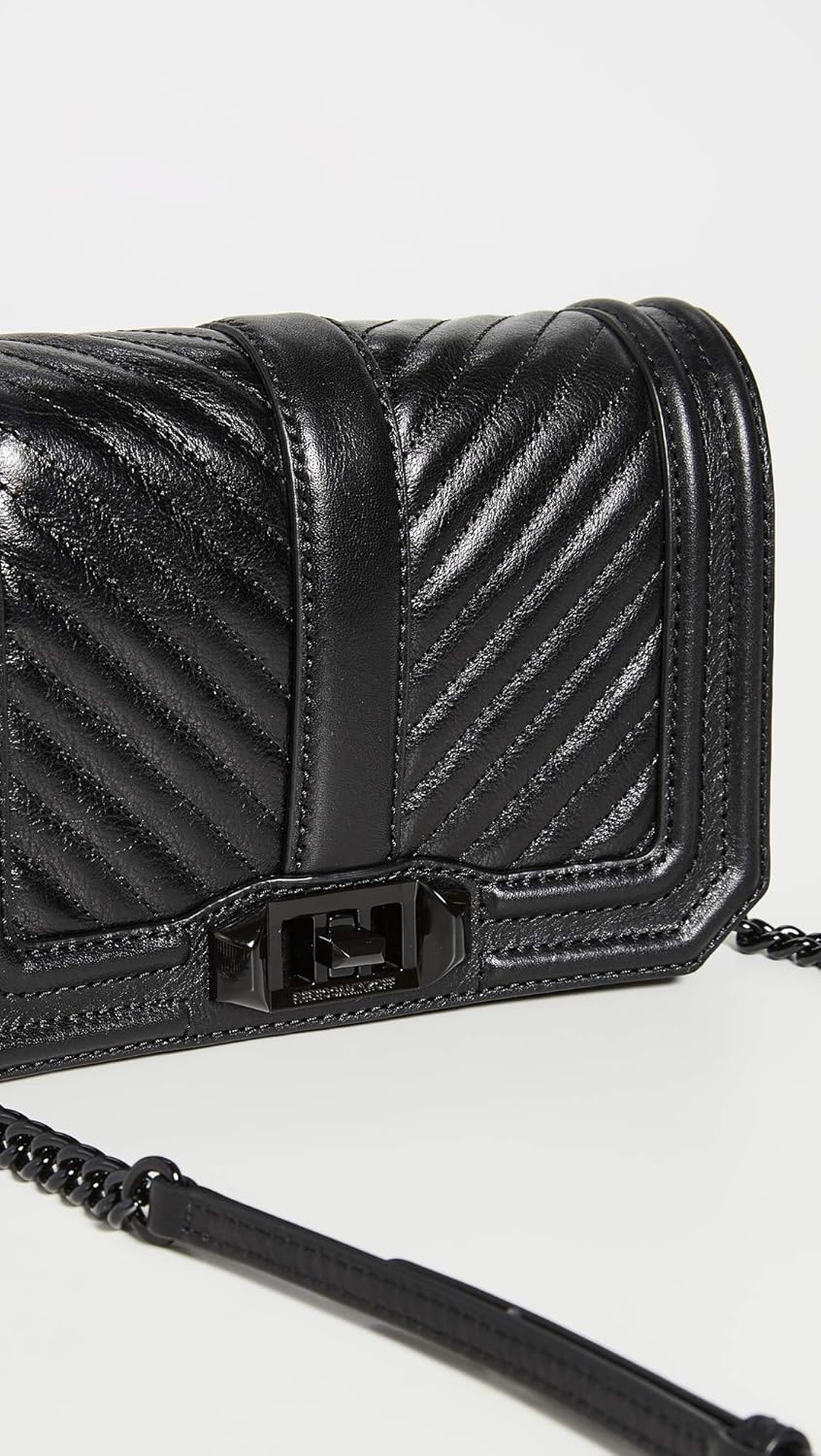 Rebecca Minkoff Women's Chevron Quilted Love Crossbody Bag - Image 6