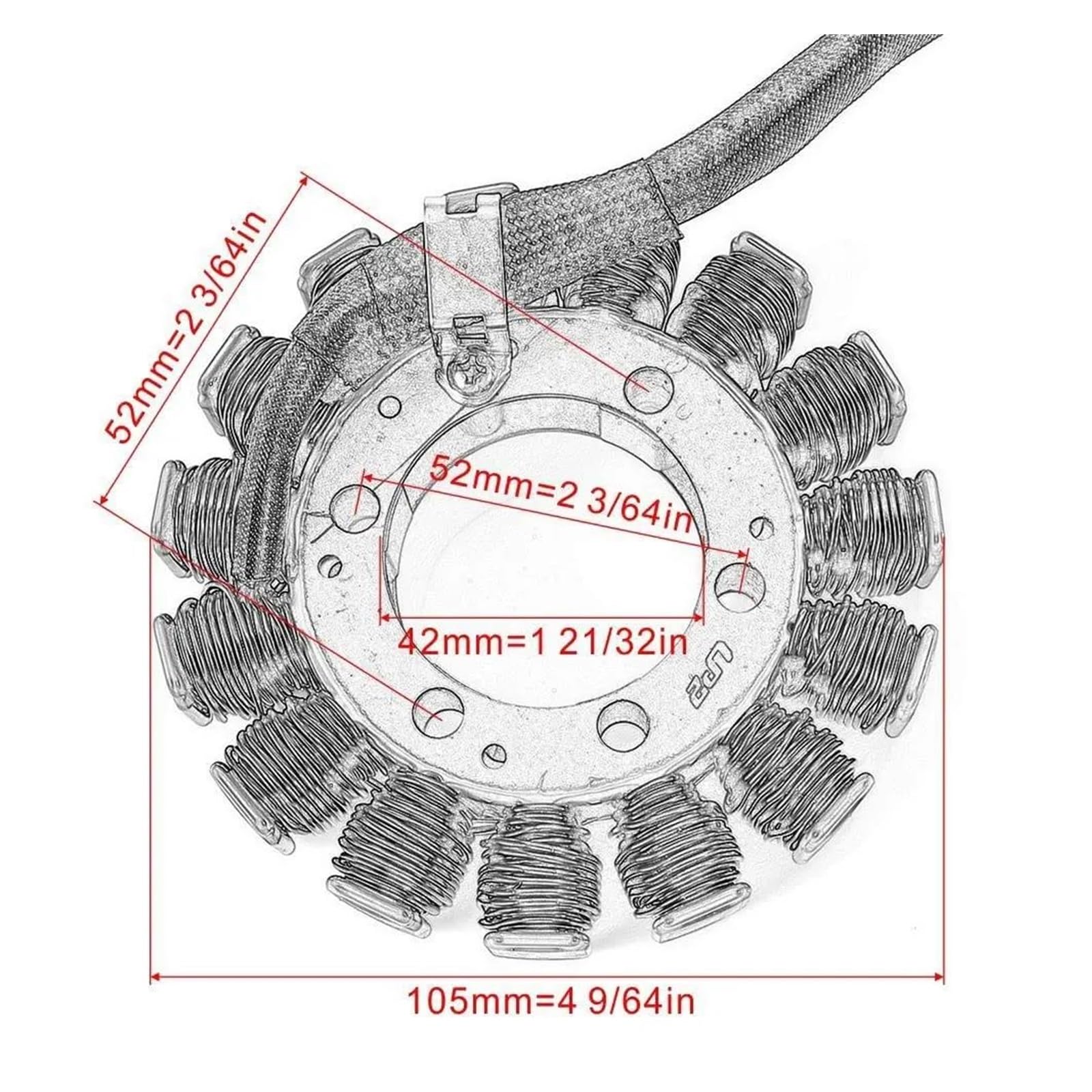 Amazon.co.jp: ステーターコイル オートバイ点火磁気ステータ