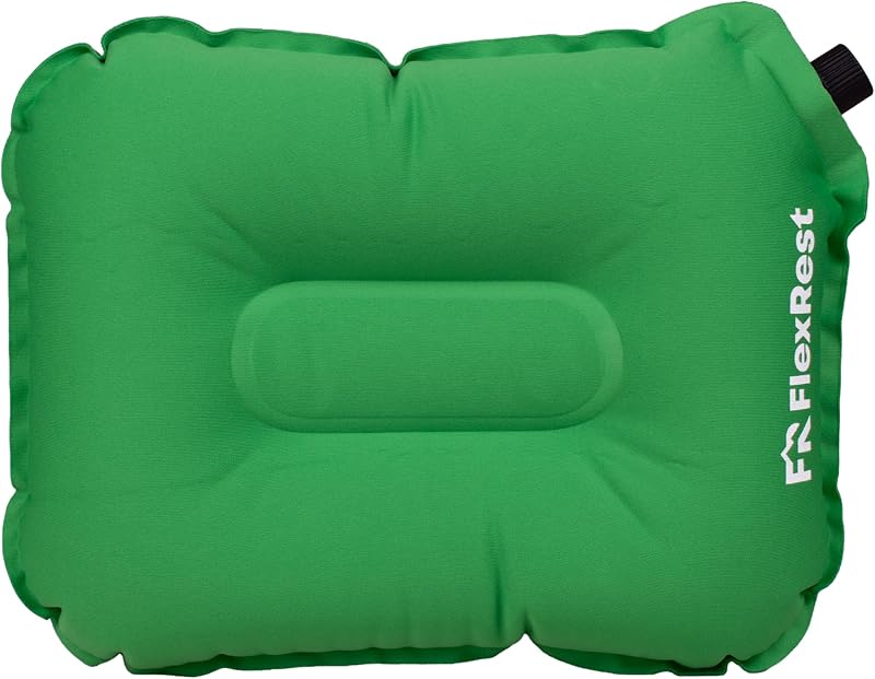 Almohada inflable Elevate | Diseño ligero para mochilas y viajes | Kelly Green