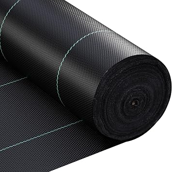 Doniks 6.5x330ft Driveway Fabric,3.5OZ Commercial Heavy Duty Weed Barrier Fabric, Garden Landscape Fabric,French Drain Fabric for Erosion Control,Landscape Fabric,Weed Barrier,Construction Projects