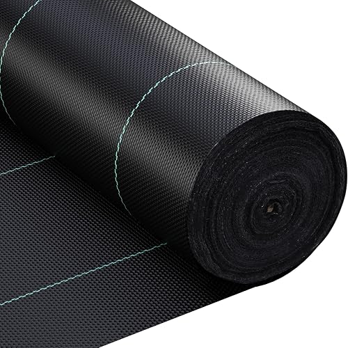 Doniks 6x300ft Driveway Fabric,3.5OZ Commercial Heavy Duty Weed Barrier Fabric,