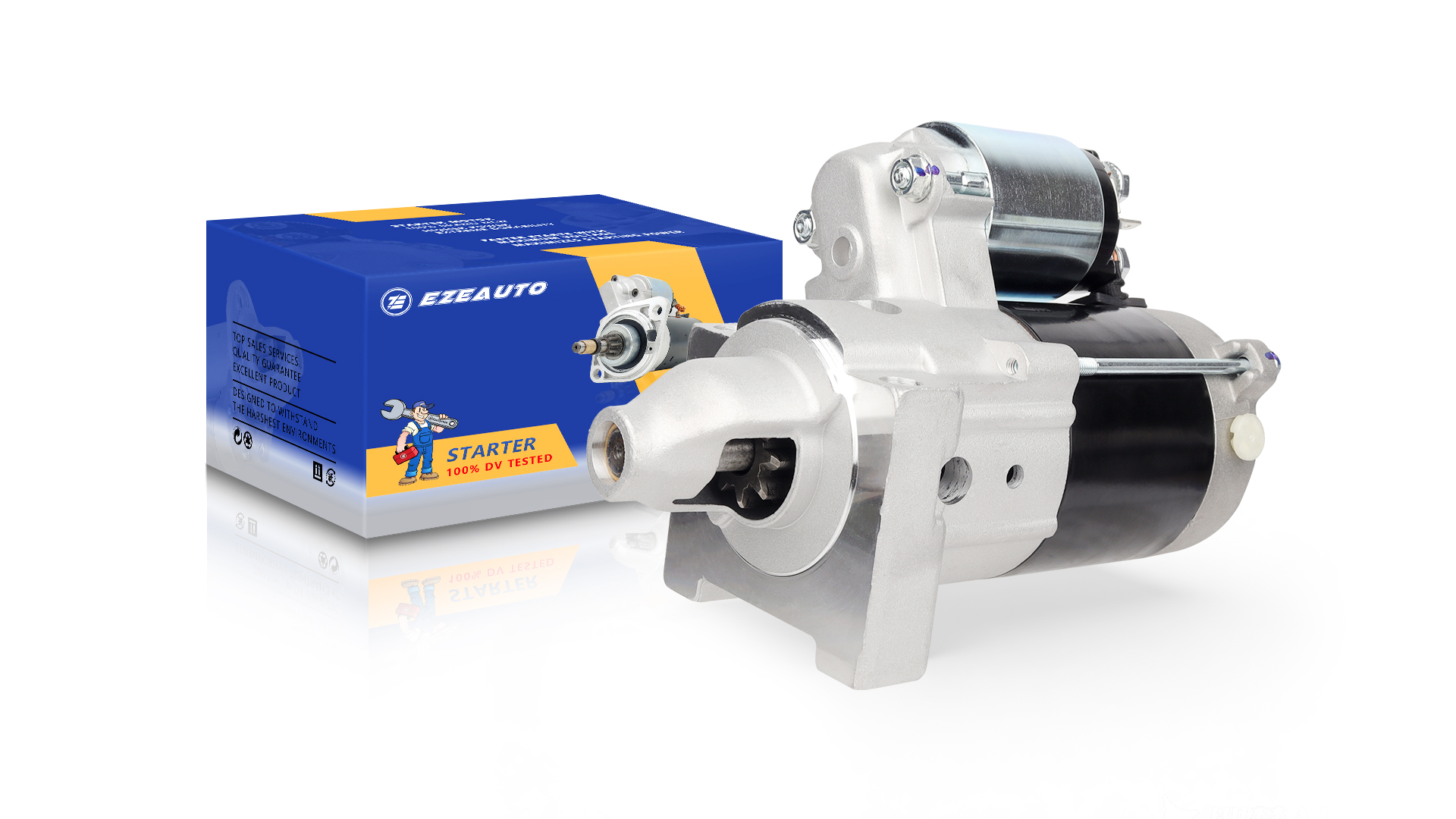 Image of Ezexpreze 18533N Starter Compatible with Kawasak.i Mule 610 4X4 KAF400 KAF 400 2005 2006 2007 2008 2009 2010-2016