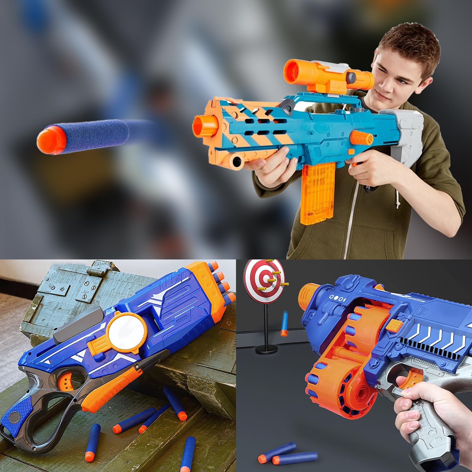 180 sztuk strzałek piankowych do pistoletów Nerf, zapasowe strzały z pianki, piankowe strzały do pistoletów Nerf Elite 2.0, uzupełnienie akcesoriów do strzelania, zabawkowe ulubieńce na imprezy (180
