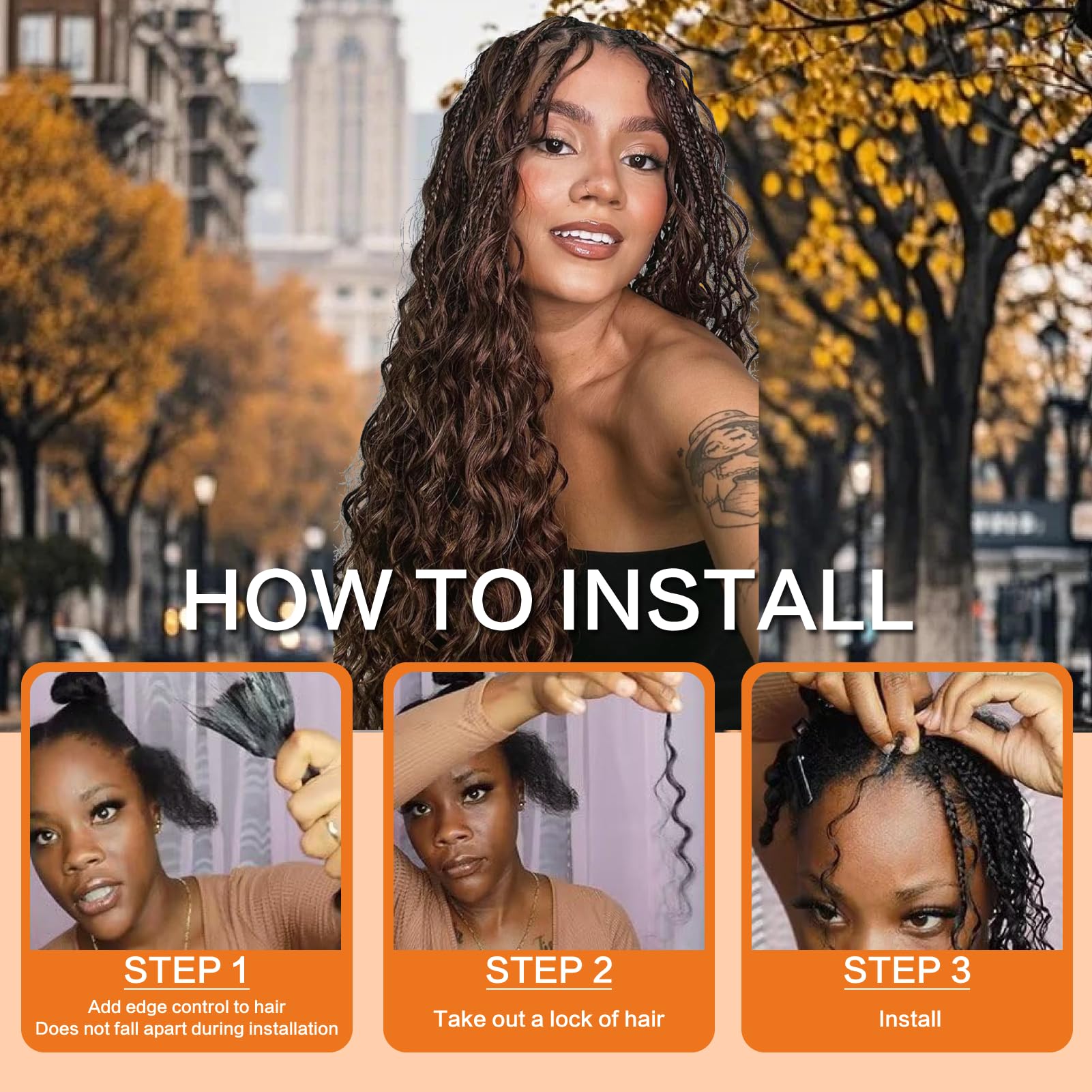 Human Hair for Braiding Deep Wave Human Braiding Hair for Boho Braids No Weft Human Hair Bundles for Braiding Brazilian Virgin 20 Inch(100g - Image 4