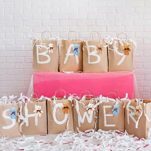 Miniatura 5 de Skylety 24 piezas de mini osos pequeños de 4.7 pulgadas, animales de peluche suaves a granel para llavero de bricolaje para graduación, cumpleaños,