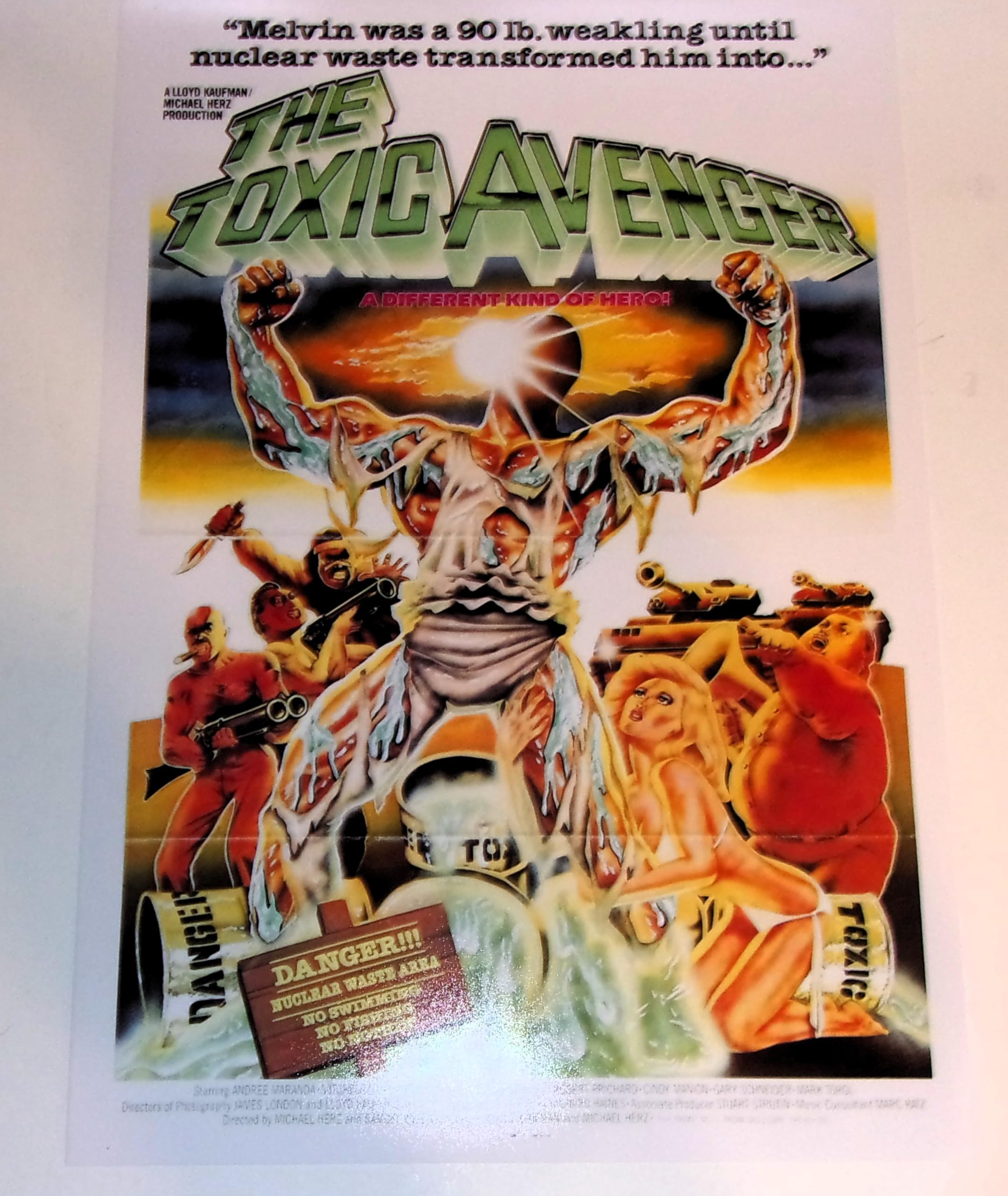 Amazon.com: Cleveland Vinyl The Toxic Avenger 1984 Comedy/Horror