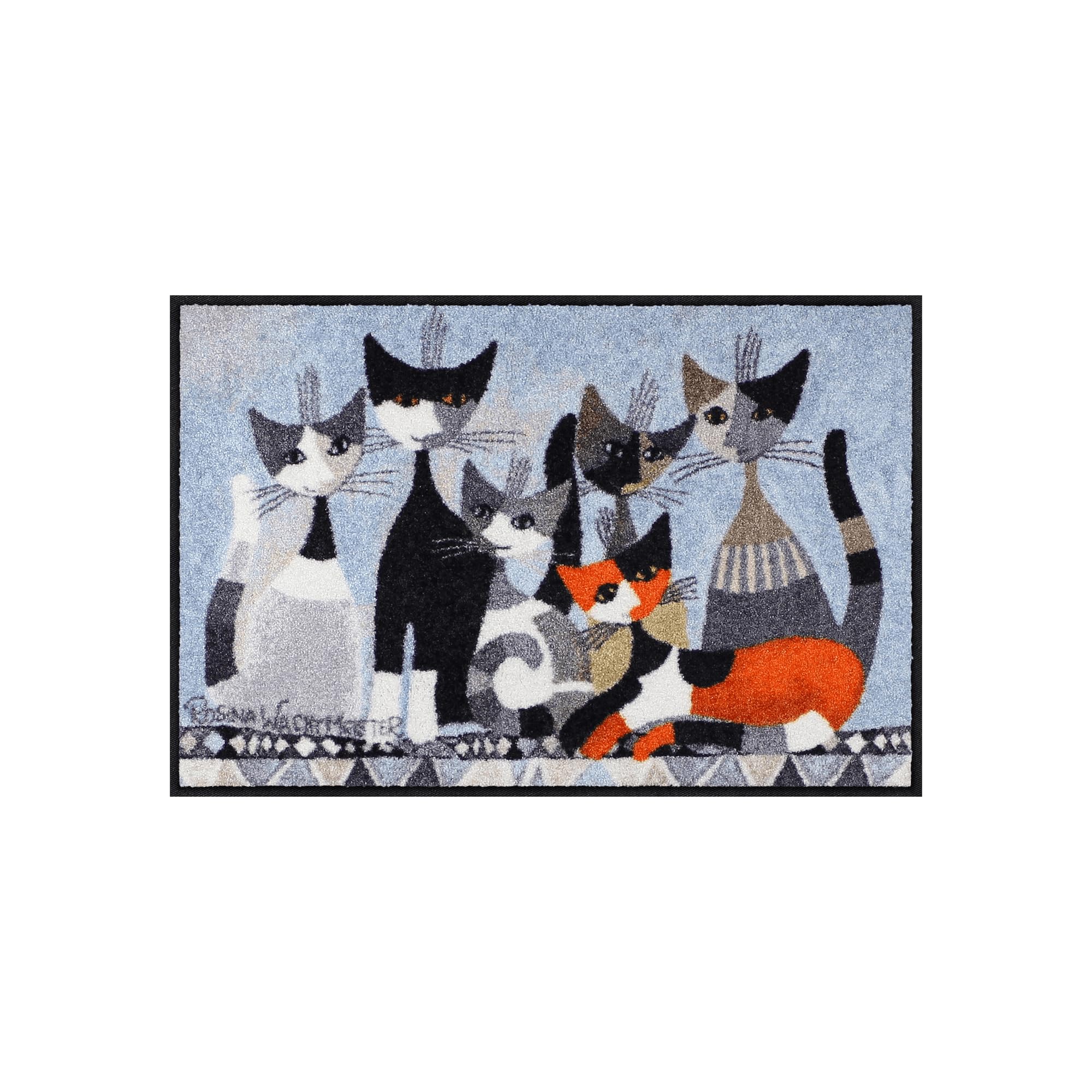 Rosina Wachtmeister Siamo Paillasson Lavable 50 x 75 cm