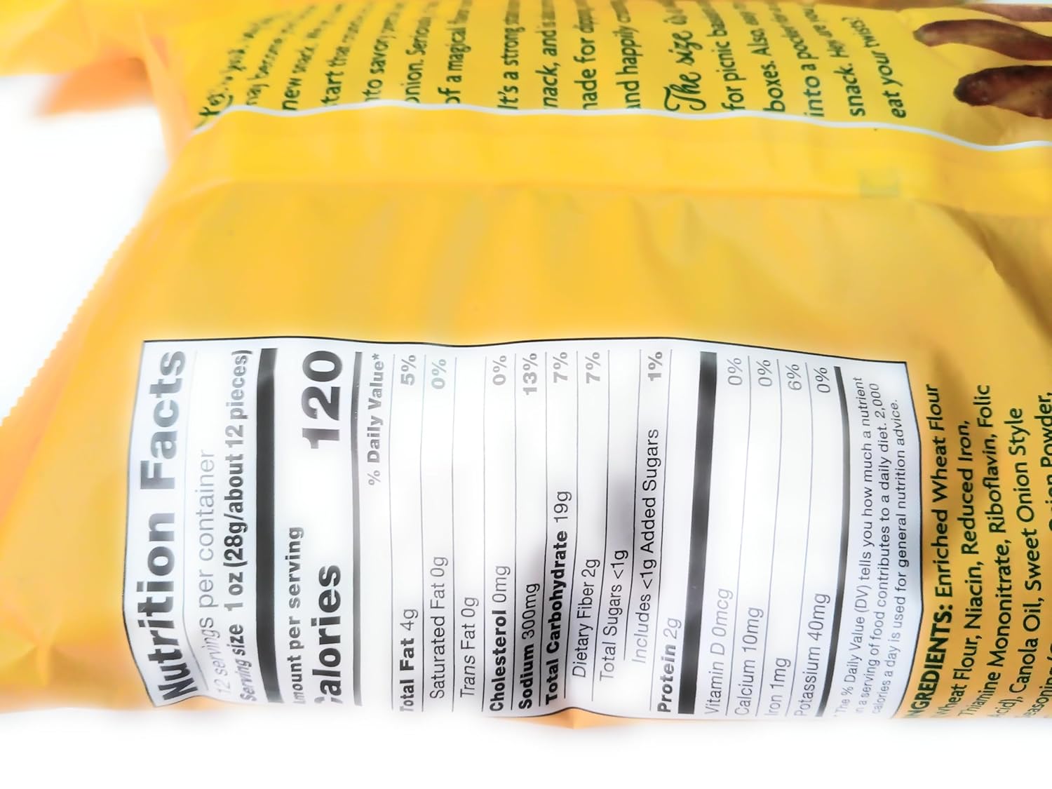 Sweet Onion Style Pretzel Twists, 12 oz (340g), Crunchy Snack (2 bags)