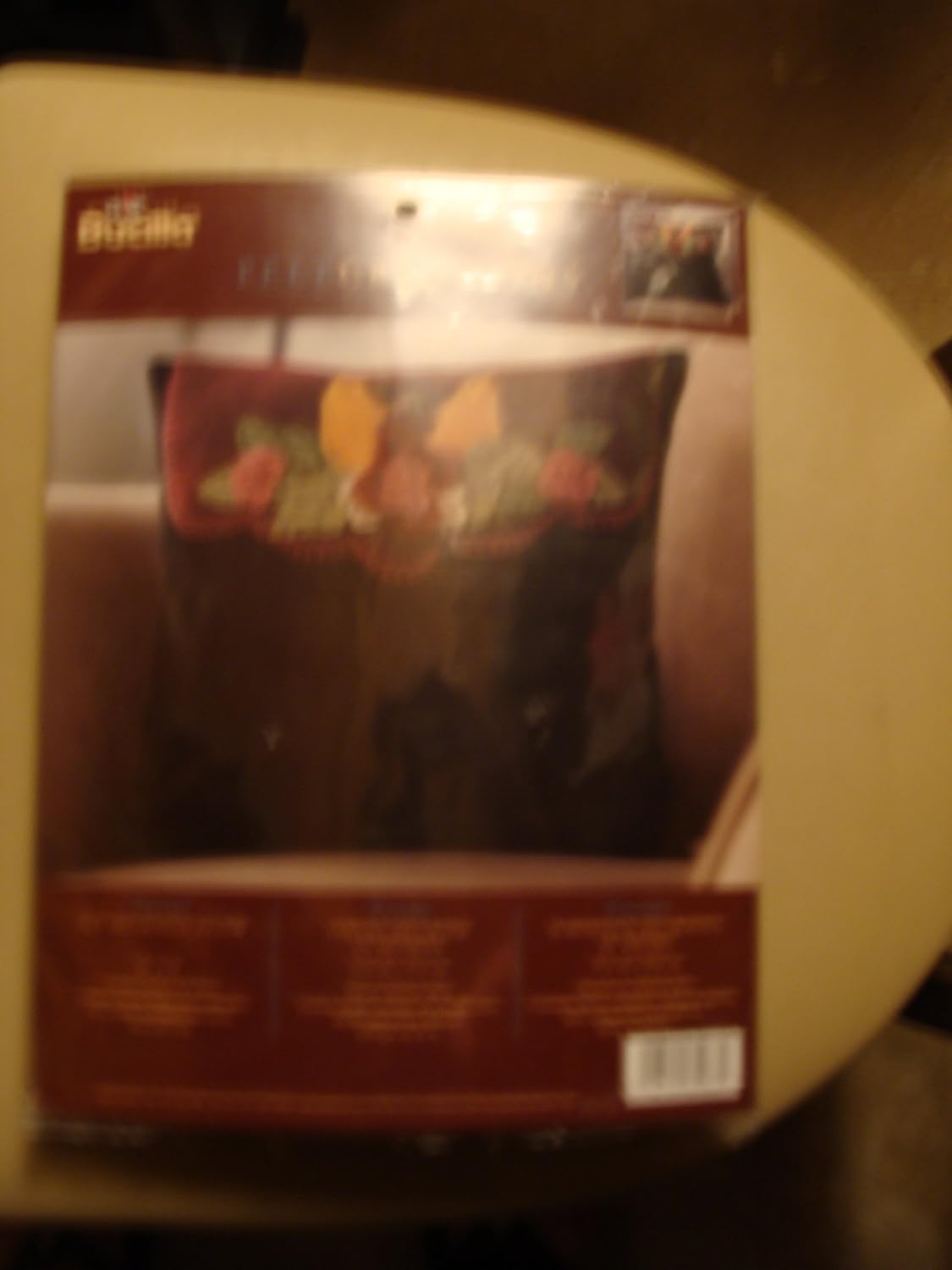 Bucilla "Tuscan" Felt Decorative Pillow Kit 85083