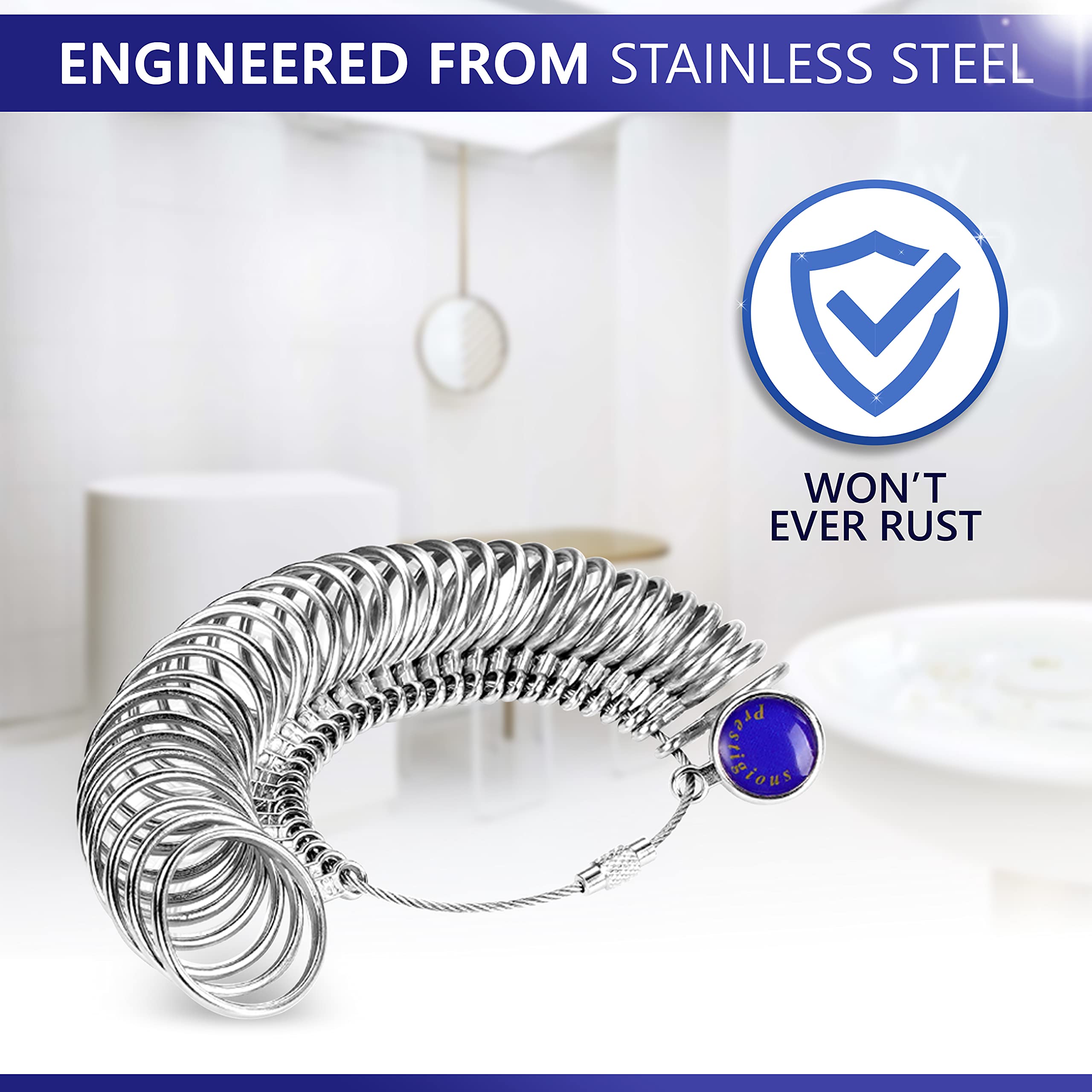 Buy Ring Sizer Gauge Set Includes Invisible Fitter and Adjuster