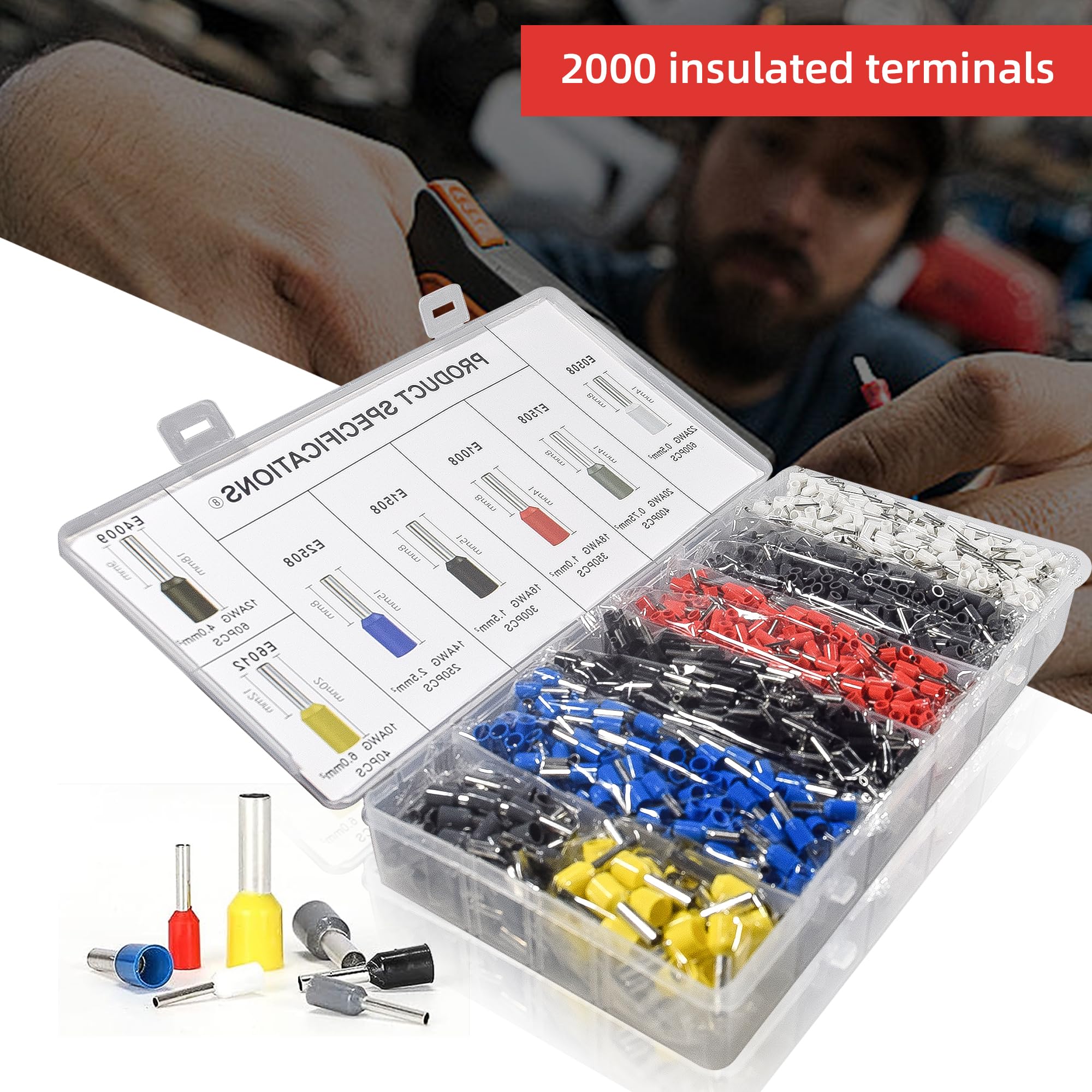 Amazon | 六角フェルール圧着工具キット HSC8 6-6 六角クリンパー