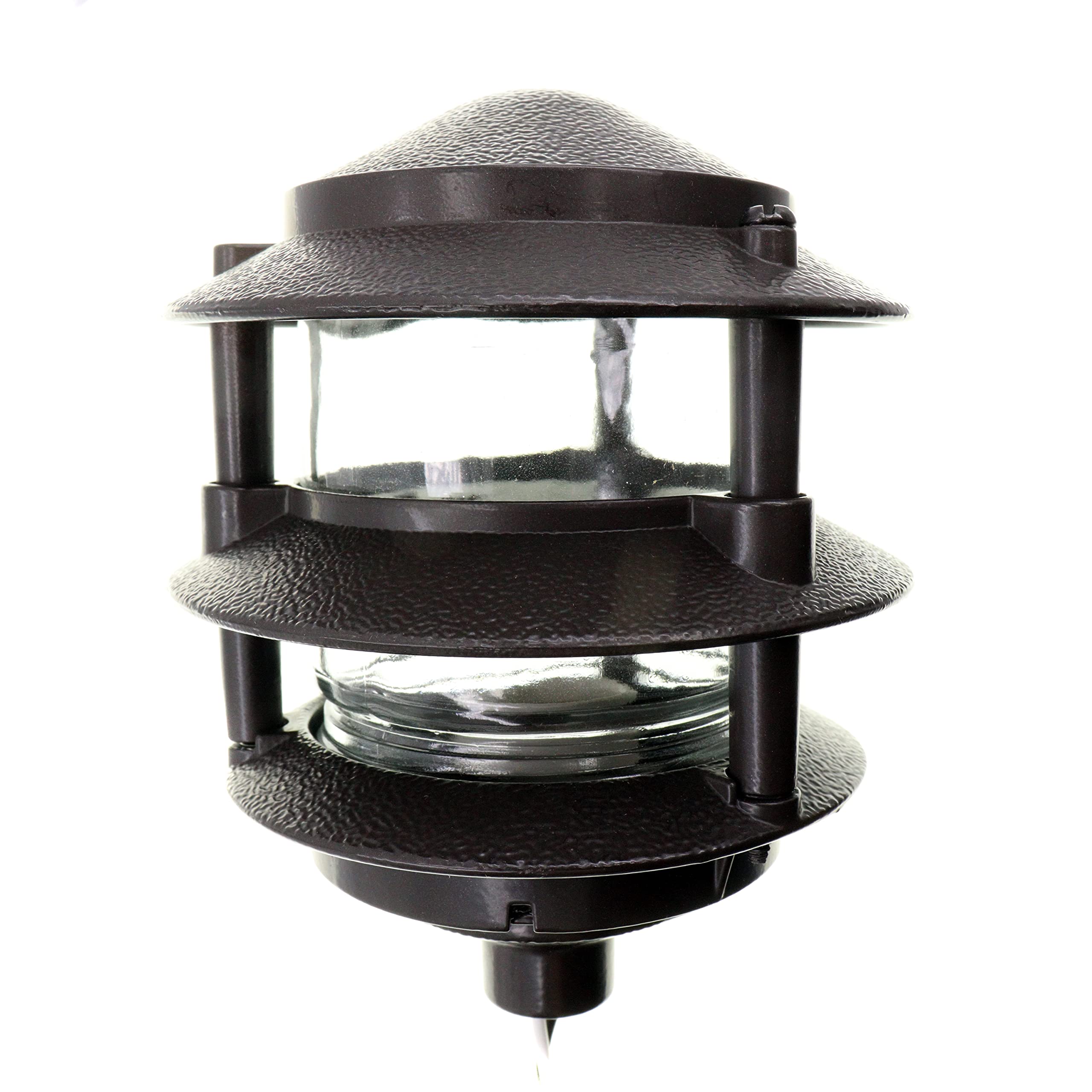 Thomas & Betts K330BR 3-Tier Pagoda Outdoor Light, Bronze