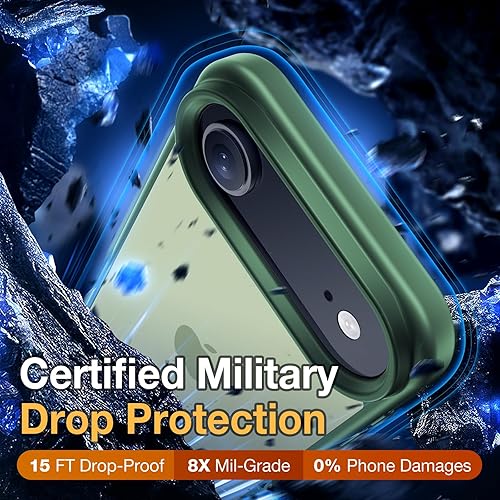Miniatura 438 de Funda para iPhone 12, a prueba de golpes, para iPhone 12 Pro, protección contra caídas de grado militar, parte trasera dura, delgada, translúcida