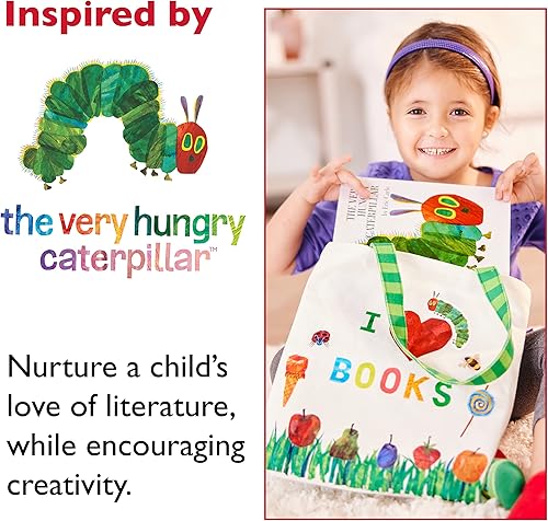 Miniatura 4 de Creativity for Kids The Very Hungry Caterpillar My Book Tote - Crea una bolsa de lona para libros de The World of Eric Carle Books manualidades