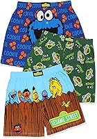 Vista 6 de Sesame Street Pantalones cortos tipo bóxer con botones para hombre