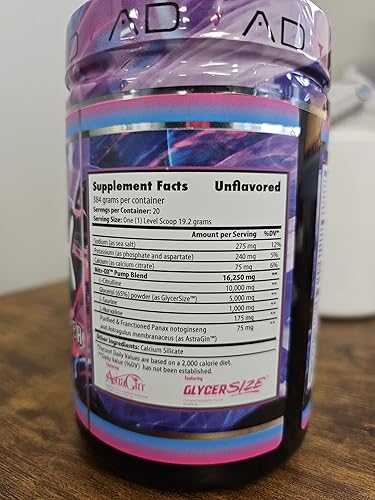 Miniatura 4 de Project AD - Suplemento de óxido nítrico de nitr-ox, enormes bombas musculares, mayor vascularidad y energía, extra fuerte antes del entrenamiento