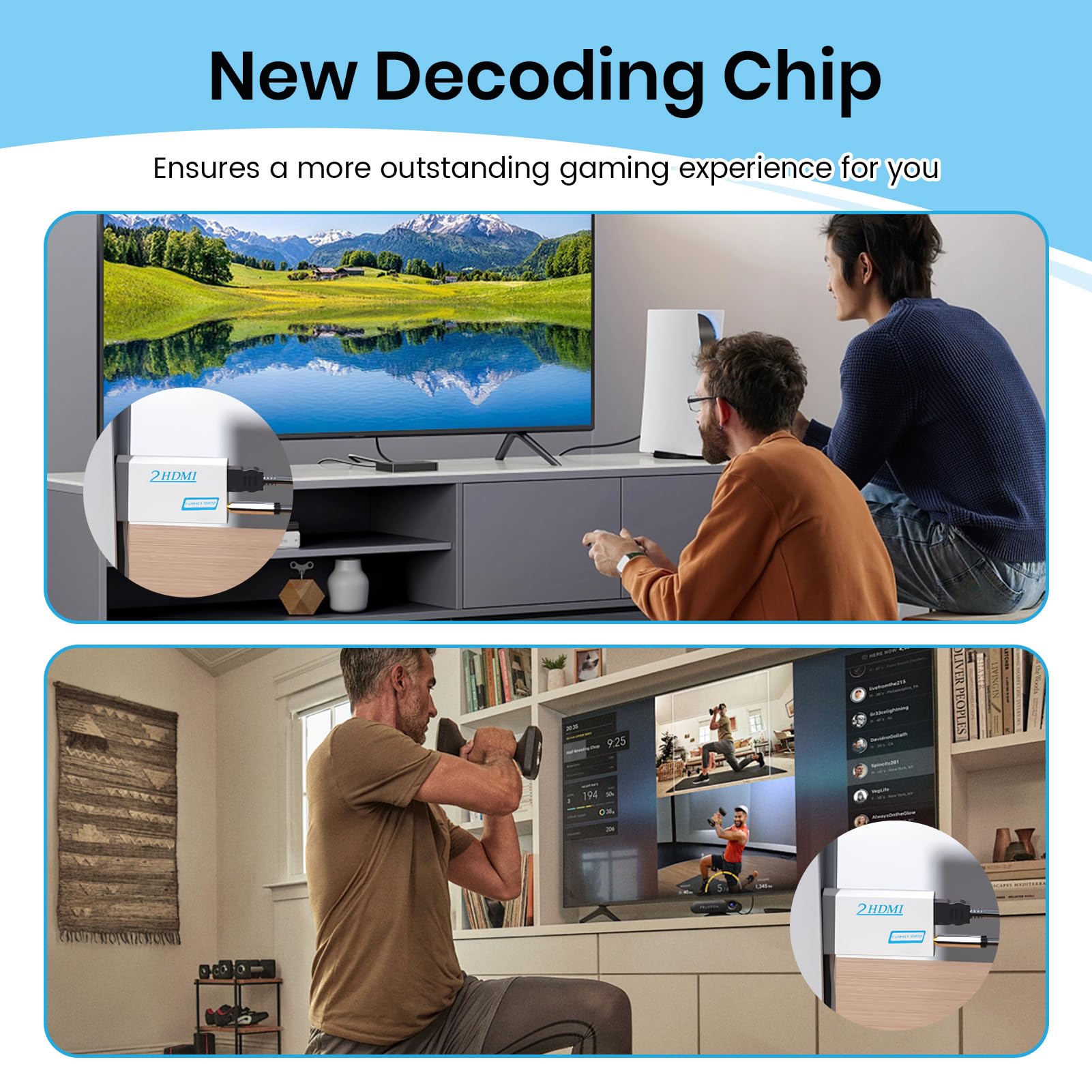 Adaptateur Wii vers HDMI Convertisseur Vidéo Full HD 1080P/720P Sortie Audio 3,5mm