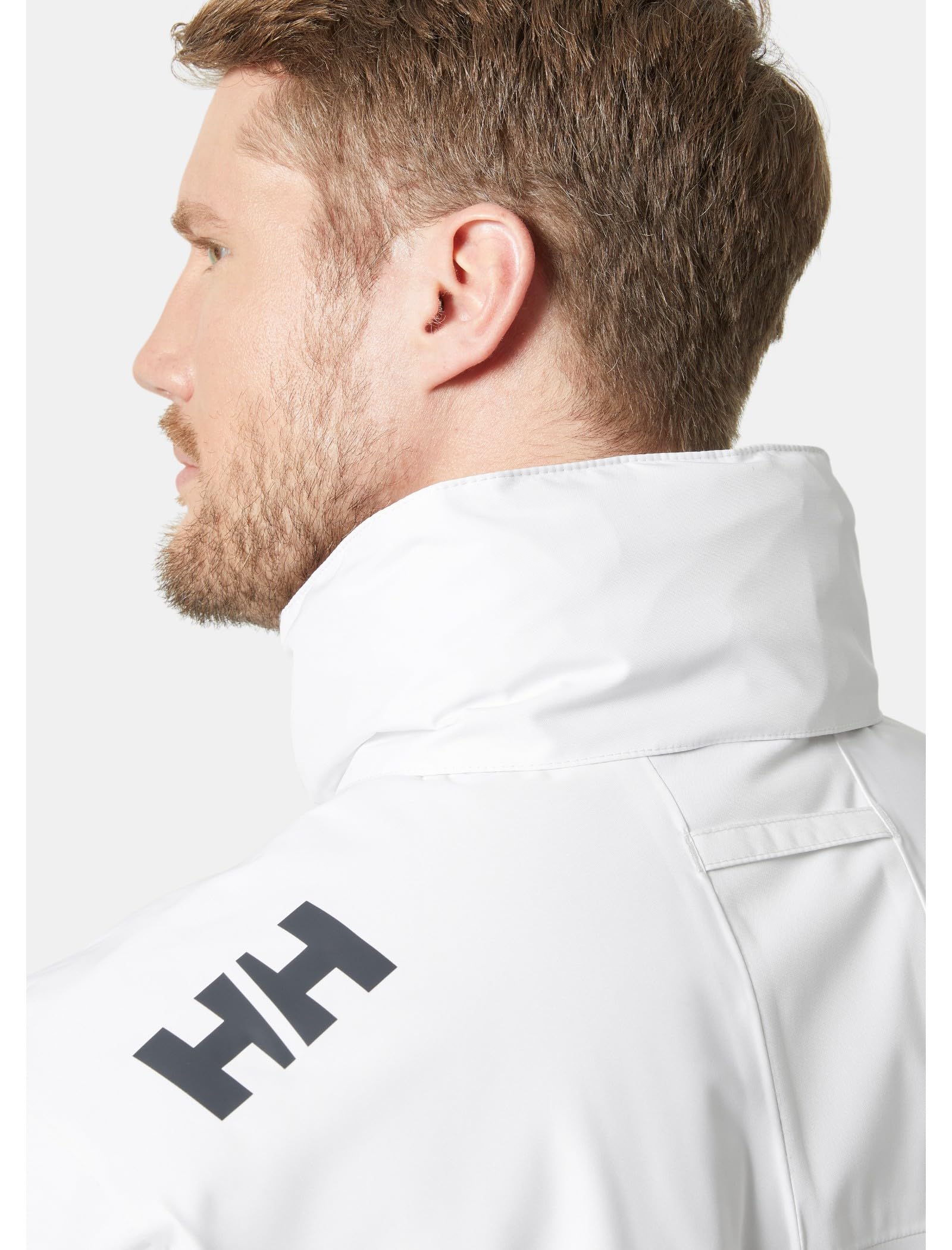 Helly-Hansen Crew Midlayer 2.0 wodoodporne kurtki dla mężczyzn z izolowaną, wiatroszczelną tkaniną żeglarską i pakowanym kapturem