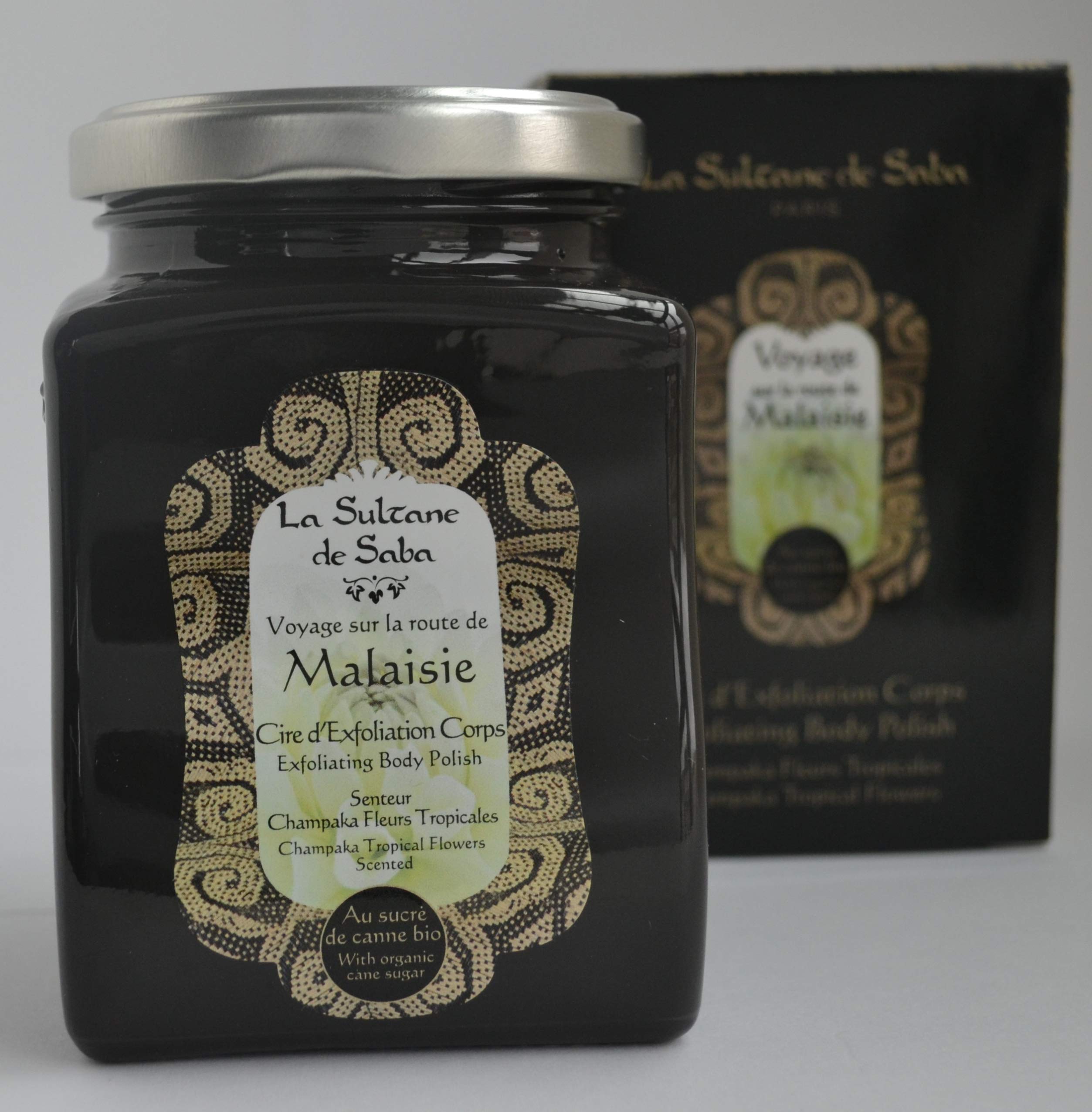 La Sultane de Saba - Exfoliante corporal Champaka y Flores tropicales, 300gr- Viajando en el camino a Malasia