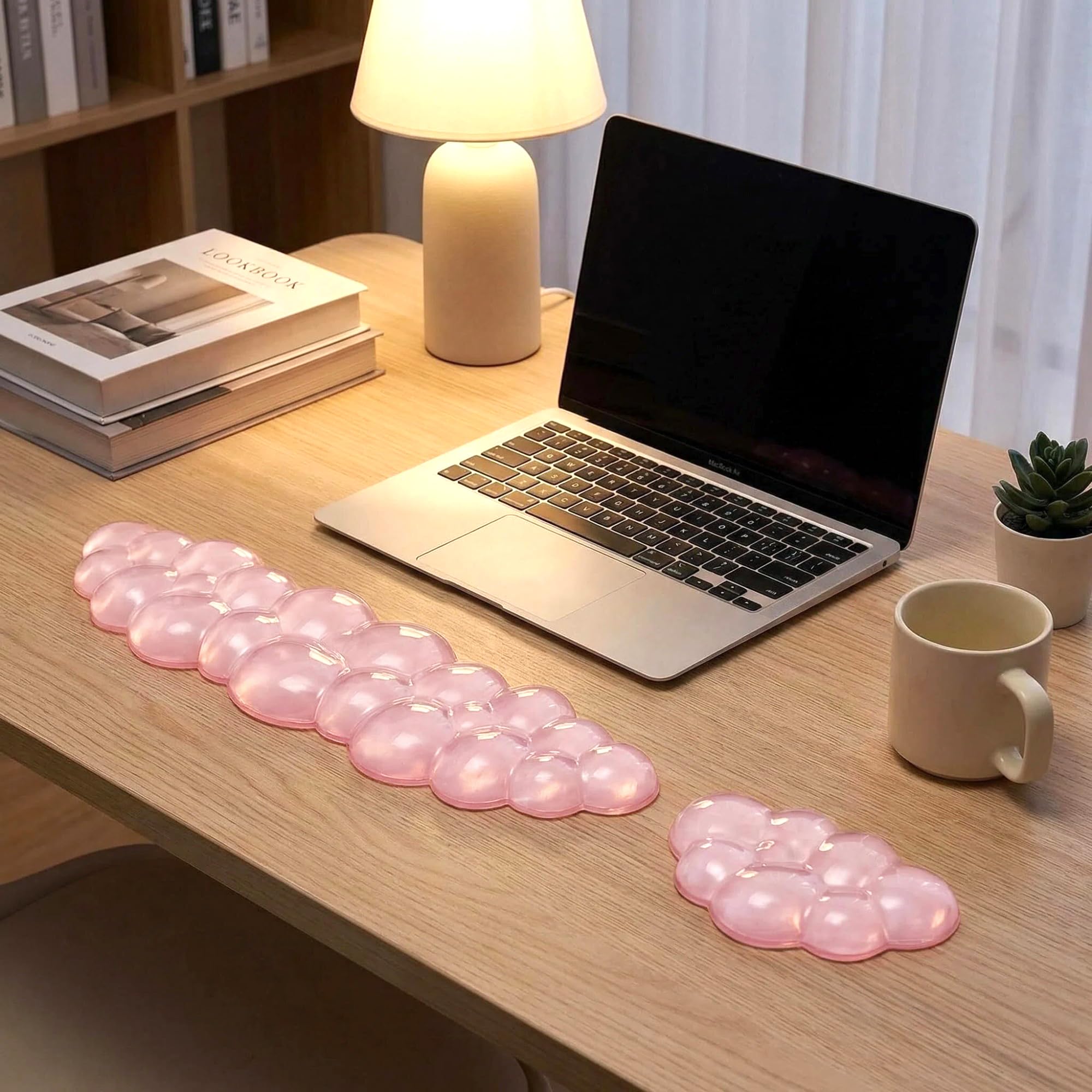 Gel Cloud Repose-poignet pour clavier Rose