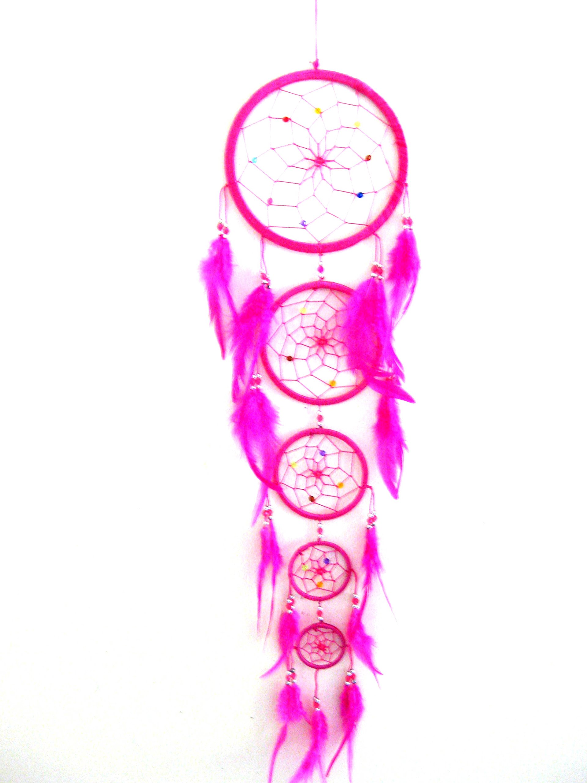Amazon.com: Dream Catcher - Traditional Hanging PINK Dream Catcher
