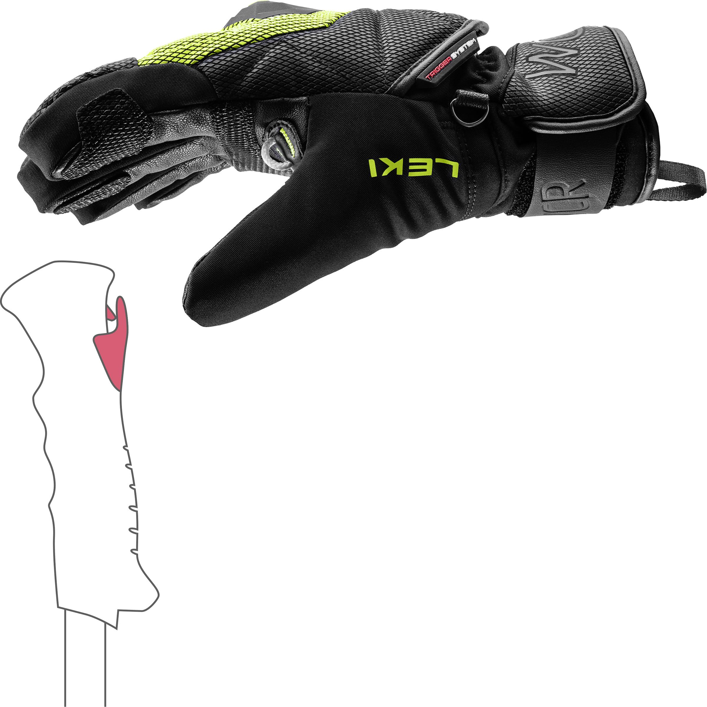 LEKI HS WCR Coach 3D Junior trener