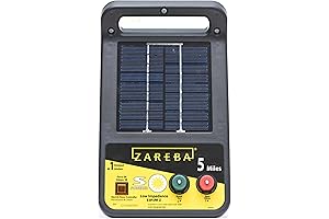 Zareba ESP5M-Z Solar Powered Electric Deer Fence Charger