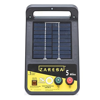 Zareba ESP5M-Z Solar Powered Electric Fence Charger