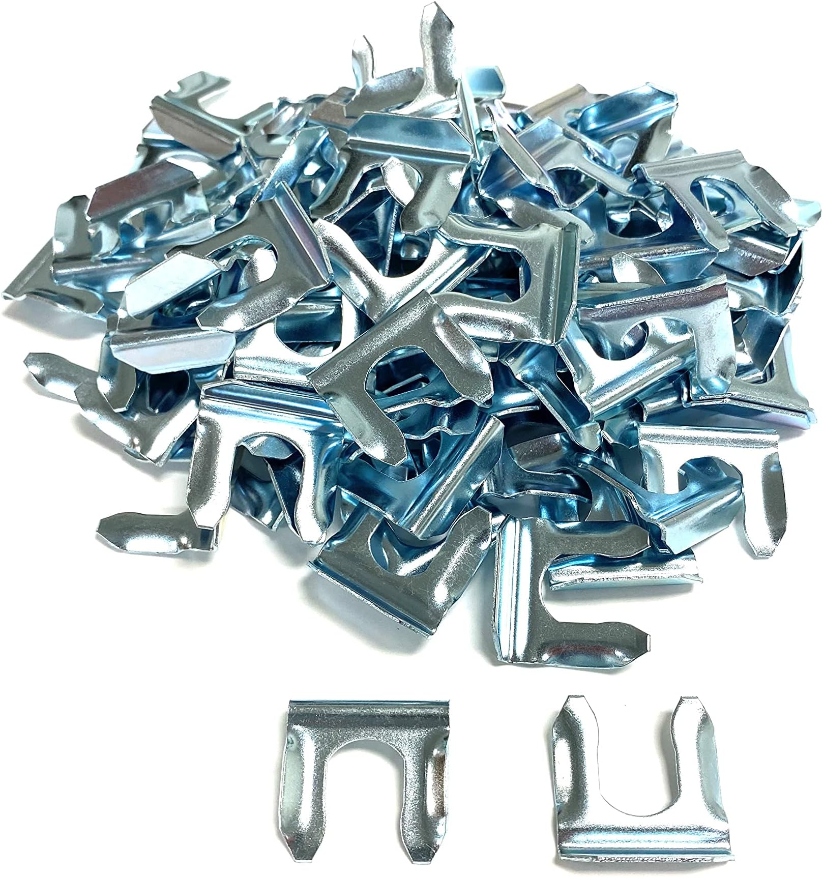 The Stop Shop Silver Zinc Flex Hose Retaining Clips (Pack of 125)