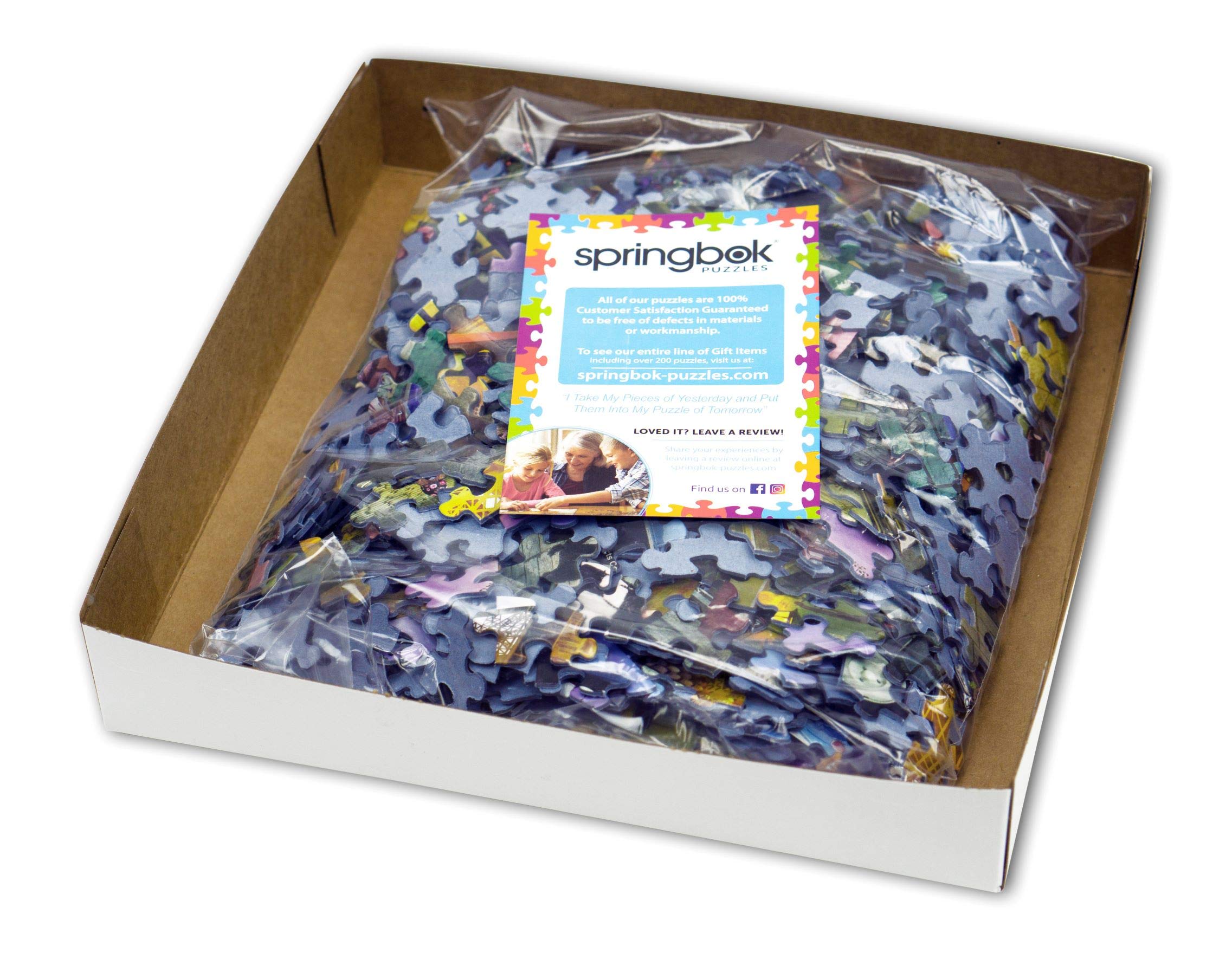Springb 500 Piece 500ピース ジグソーパズル Amazon | Springbokパズル – Cobblestone Village – 500ピース