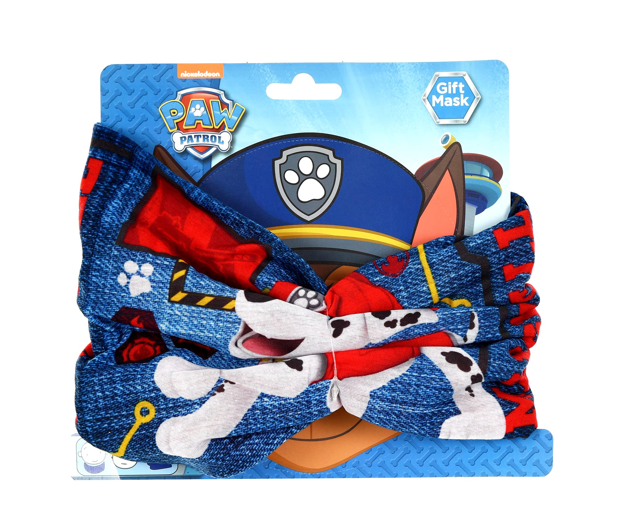 PAW PATROL Bufanda tubular Snood para niños, bufanda para el cuello, color rojo y azul