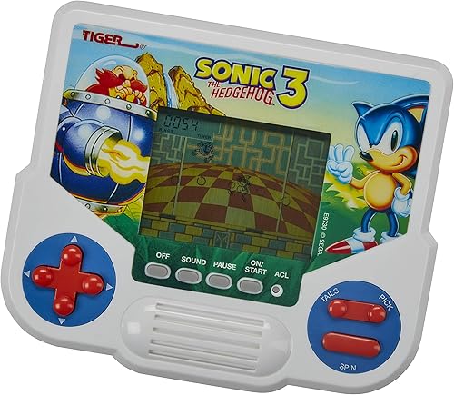 Hasbro Gaming Tiger Electronics Sonic The Hedgehog 3 - Videojuego electrónico LCD, edición de inspiración retro, juego portátil para 1 jugador, a