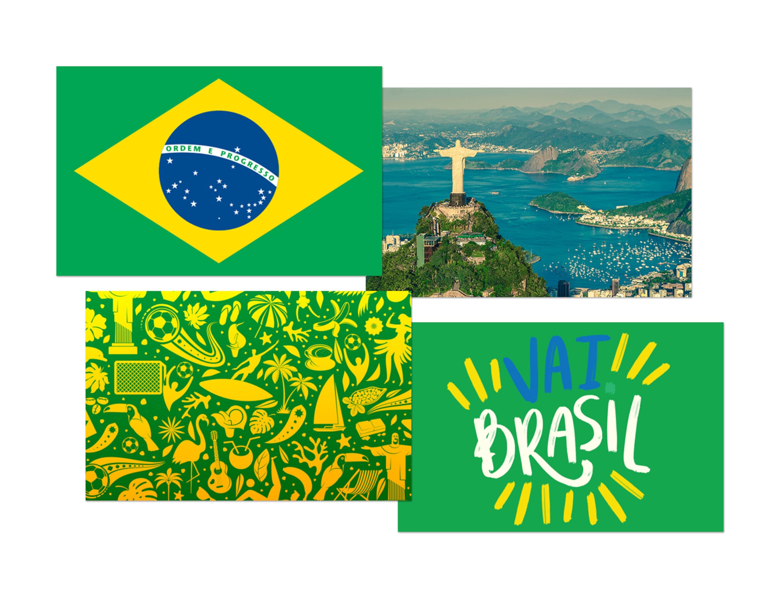 DV DESIGN Set of 4 Brazil Green Ballpoint Pens - Image 2